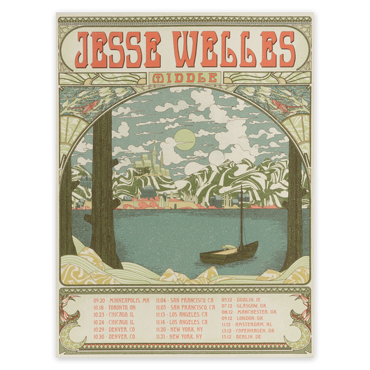 Middle Earth 2025 Tour Poster