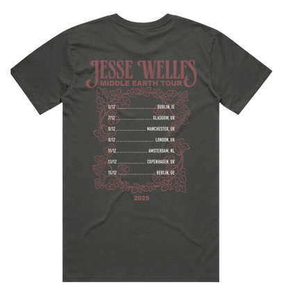 Middle Earth Flower 2025 European Tour Tee