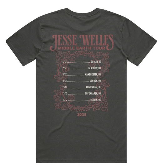 Middle Earth Flower 2025 European Tour Tee